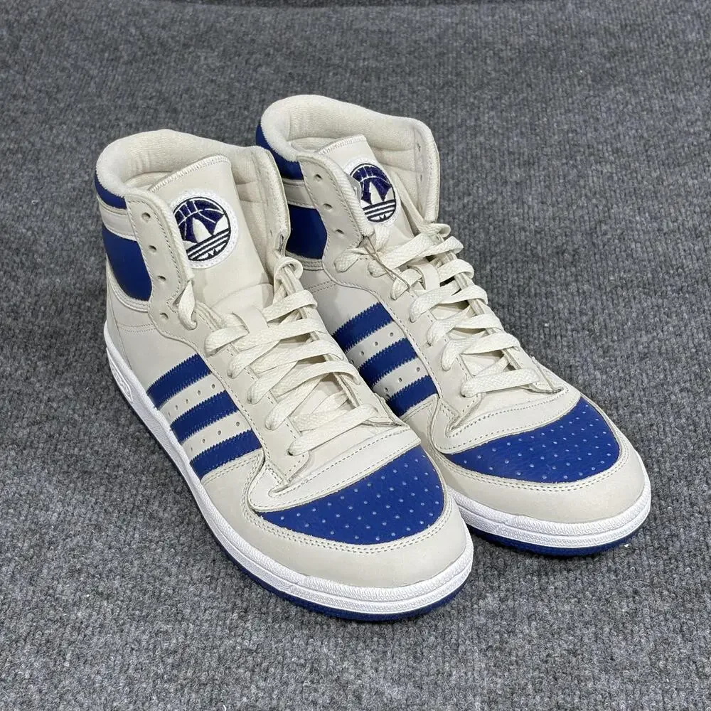 Adidas Top Ten RB Shoes Mens Size 11 White Blue High Top Originals Retro FZ6022